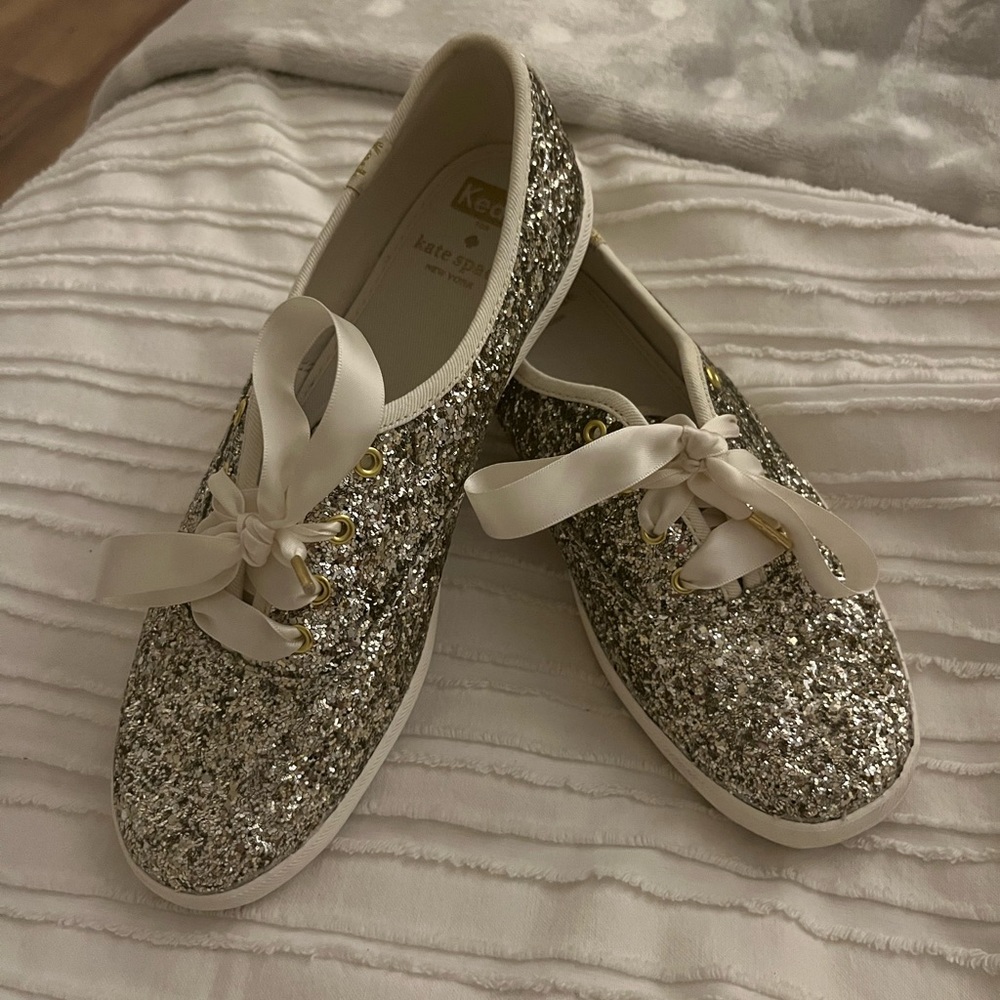 Kate Spade Glitter Keds sz 7 Used